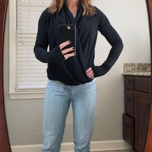 Lululemon cotton blend iconic sweater wrap